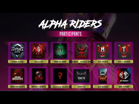 [🔴LIVE ] ALPHA RIDERS | GRAND FINALE | PRESENTED BY RED ALART ESPORTS