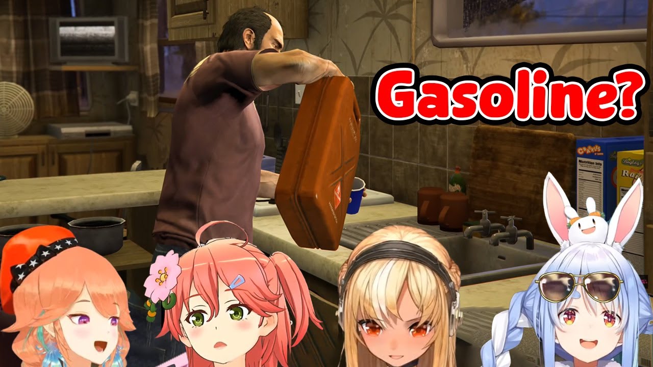 【Hololive】"Gasolina, No" GTA V【English Sub】