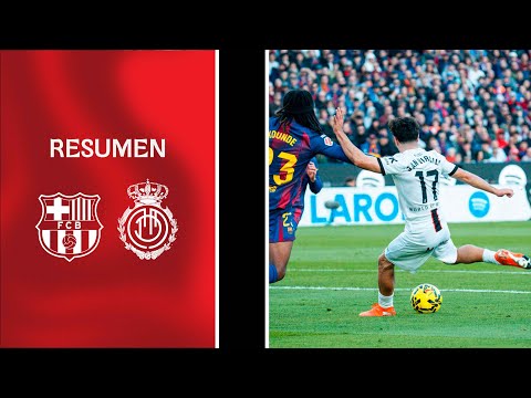 ملخص مباراة برشلونة ضد ريال مايوركا بتاريخ 2026-02-07