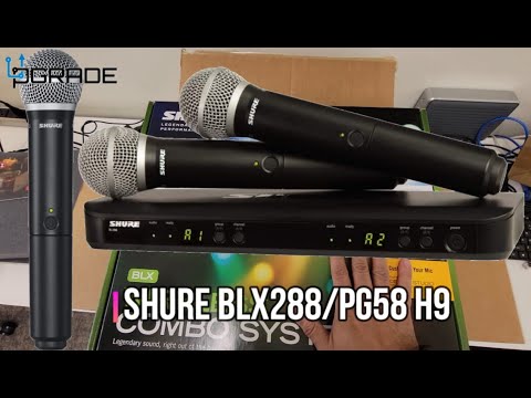 Shure Wireless Microphones BLX288/PG58 H9