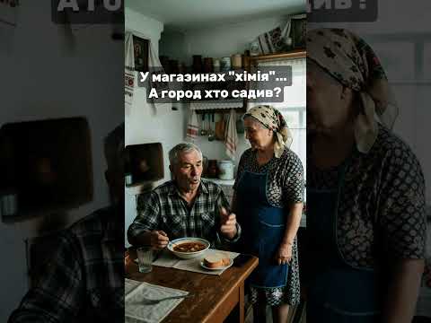У магазинах хімія    А город хто садив