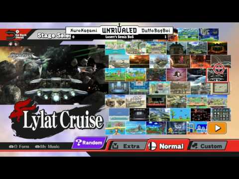 Unrivaled 4 WiiU - Duffo (Bayo) vs KuroKagami (Bayonetta) - Losers Semis