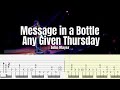 Message in a Bottle | John Mayer | Guitar Tab & Playalong