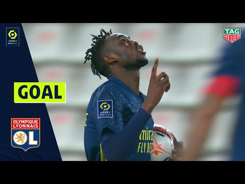 Goal Tino KADEWERE (90' +2 - OLYMPIQUE LYONNAIS) STADE DE REIMS - OLYMPIQUE LYONNAIS (1-1) 20/21