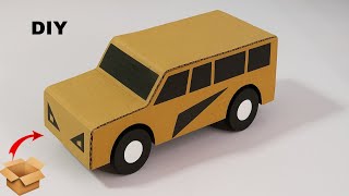 How to make a cardboard car | Easy DIY project | School project easy ideas #carboardcraft