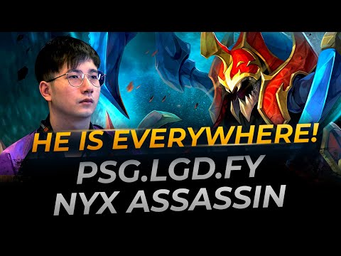 PSG.LGD.fy Roaming Nyx Assassin | Full Gameplay Dota 2 Replay