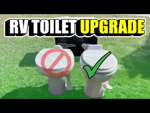 RV Toilet Upgrade! Dometic 320 Toilet Install | Full Time RV Life