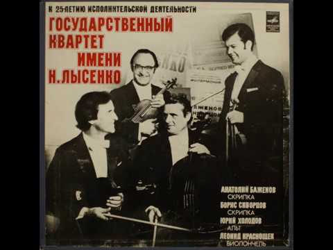 Phillipenko - Quartet 3 for two violins, viola and cello, G Major LYSENKO Quartet