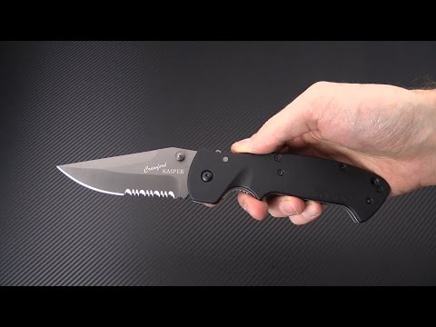 CRKT Crawford Kasper Folding Gray Knife Zytel 6783Z