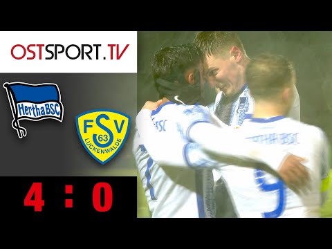 Nach 2 Niederlagen! Hertha brutal effektiv! : Hertha BSC II - Luckenwalde 4:0 | Regionalliga Nordost