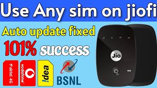Use any sim on jiofi | Auto update pach firmware | XDA Jiofi unlock | use Vi Airtel on jiofi 3 |100%