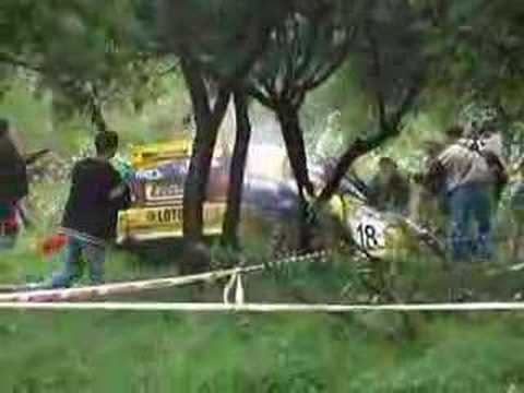 Mariusz Stec crash - Rally Rzeszowski 2005