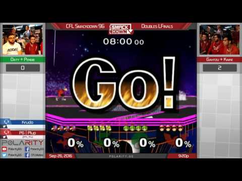 CFL Smackdown 96 Melee - Oaty + Pengie vs Gahtzu + Kaike  - Doubles Losers Finals