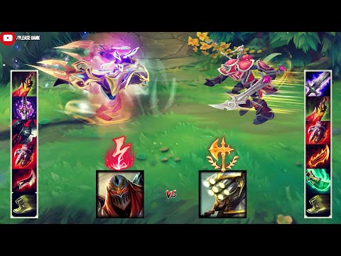 ZED vs MASTER YI FULL BUILD FIGHTS & ZED OUTPLAYS!