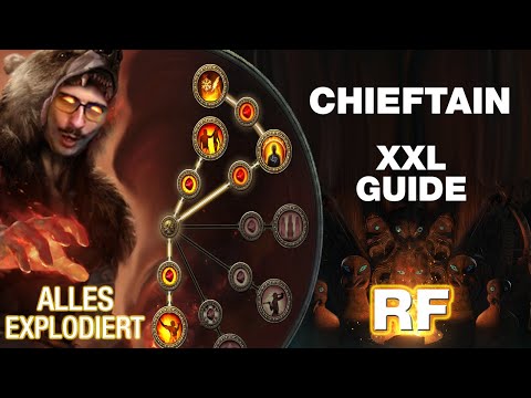 EXPLODY Righteous Fire CHIEFTAIN - XXL GUIDE  - Path of Exile 3.22/3.24 PoE