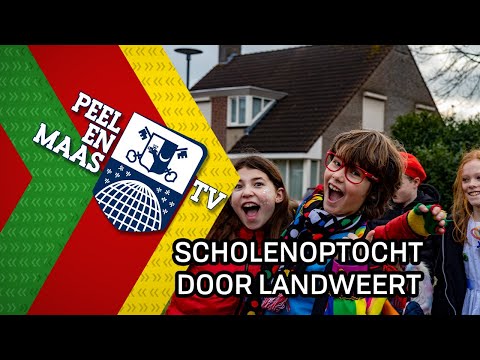Scholenoptocht door Landweert - 17 februari 2023 - Peel en Maas TV Venray