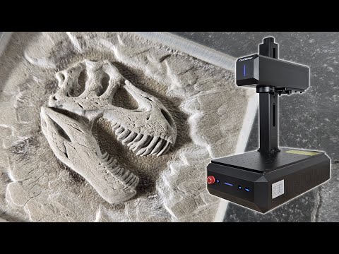 3D Engraving, Metal Cutting & Spot Welding W/ ComMarker B6 Fiber Laser Engraver