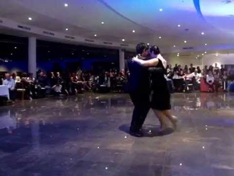  Ariadna Naveira  and  Fernando Sanchez  are  dancing  to  the  tango  "  El Puntazo  "  by  Juan D'Arienzo