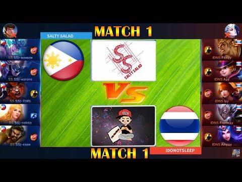 MSC Grand Final Day 3 SALTY SALAD vs IDNS Match 1 | Mobile Legends Bang Bang