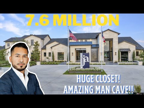 TOURING A $7.6 MILLION LUXURY CUSTOM HOME IN LUCAS, TEXAS