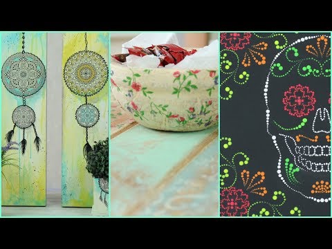 ManosalaObraTv 2018 Programa 29  Vinilos - Atrapasueños - Papel Mache - Platos Vintage - Puntillismo