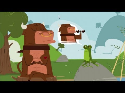 La Grenouille qui veut se faire aussi grosse que le Boeuf - les Fables de La Fontaine