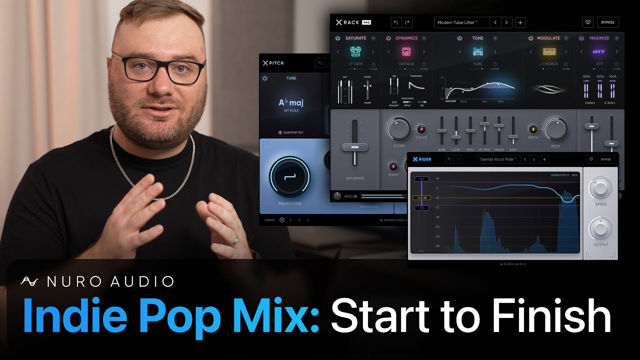 Mixing Indie Pop with Xvox Pro, Xrack Pro & more | Full Step-by-Step Tutorial