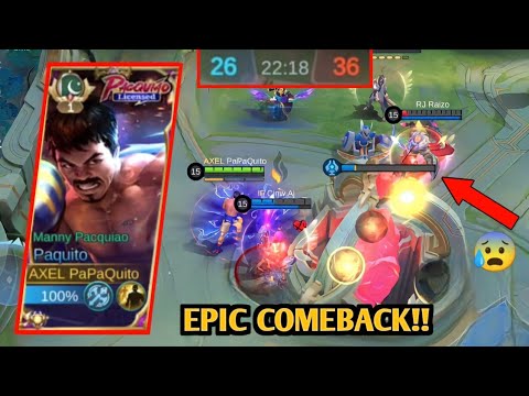PAQUITO EPIC COMEBACK IS IMPOSSIBLE | PAQUITO VERY INTENSE GAMEPLAY IN SIDELANE | MLBB