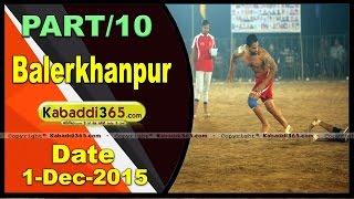 (1) Balerkhanpur (Kapurthala) Kabaddi Tournament 1 Dec 2015