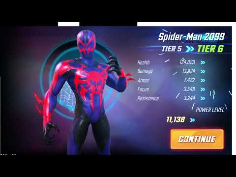 spider man 2099 unlock upgrade iso daily gameplay orb opening raids arena marvel strike force