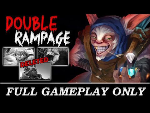 Double Rampage Meepo Against Kunkka, Dawnbreaker, Primalbeast- Full Gameplay Meepo #159