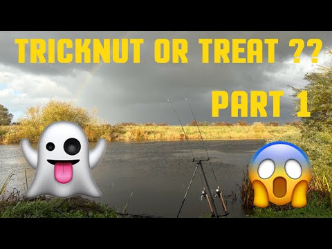 BARBEL and CARP FISHING on RIVER TRENT at the A1 Pits HALLOWEEN SPECIAL part 1