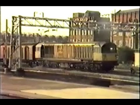 Trains In The 1980's   WCML Freight, Rugby 1987 1989