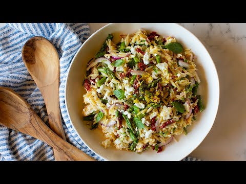 Lemon Orzo Pasta Salad