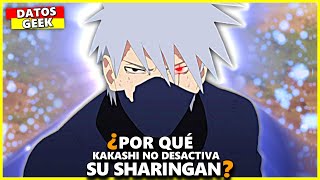 🍥 POR QUÉ KAKASHI NO DESACTIVA SU SHARINGAN? 😱 Naruto Shippuden #naruto #shorts #anime
