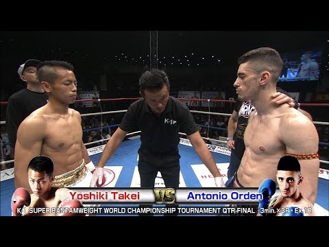 Yoshiki Takei  vs Antonio Orden 17.4.22 Yoyogi／K-1 SUPER BANTAMWEIGHT WORLD CHAMPIONSHIP-T QTR-FINAL