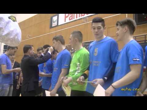 Handbal, juniori II: CSM Bacău 2010, vicecampioana 2014 (festivitatea de premiere)