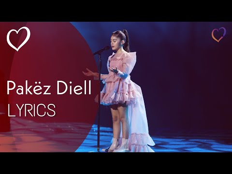 Pakëz Diell - [Lyrics]  Kejtlin Gjata - Junior Eurovision 2022 - Albania 🇦🇱