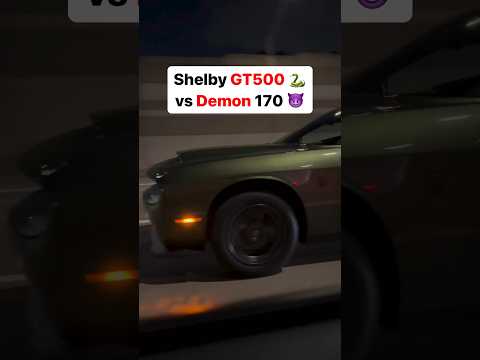 Shelby GT500 va Challenger Demon 170! 😈