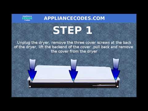 How To Fix Whirlpool Duet Dryer F01 Error