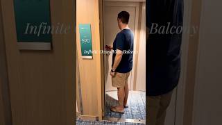 Come tour our Infinite Ocean View Balcony stateroom on Star of the Seas! #cruise #shorts