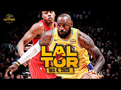 Los Angeles Lakers vs Toronto Raptors Full Game Highlights | Dec 4, 2025 | FreeDawkins