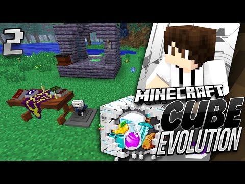Minecraft Cube Evolution: E2 - My First Spell! (Modded Minecraft)