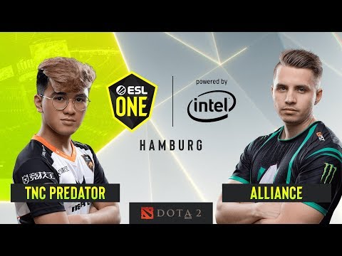 Dota2 - TNC Predator vs. Alliance - Game 1 - UB Semifinal - ESL One Hamburg 2019
