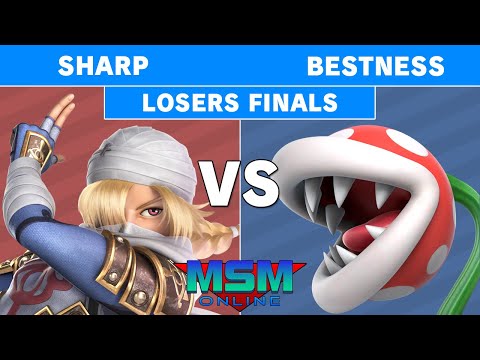 MSM Online 42 - Sharp (Sheik) Vs. BestNess (Piranha Plant) Losers Finals - Smash Ultimate