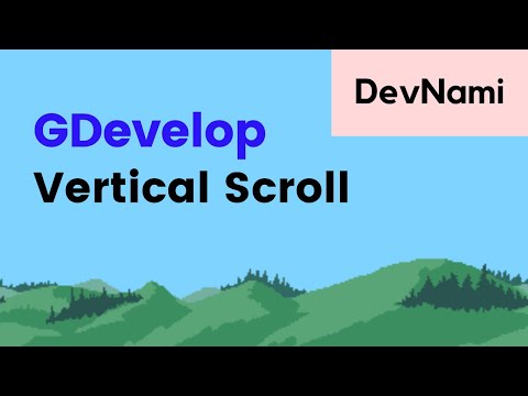 GDevelop How to Add Vertical Parallax Scroll