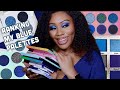 RANKING MY BLUE EYESHADOW PALETTES | ASK WHITNEY