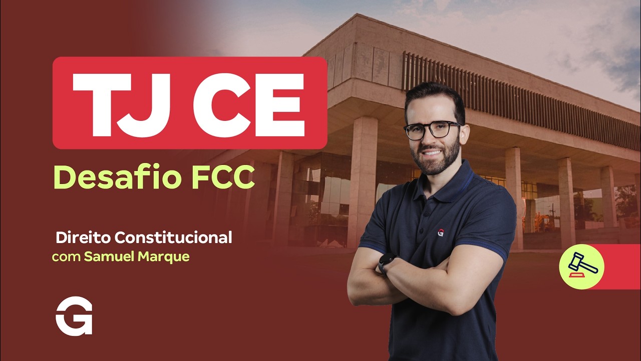 Concurso TJ CE (AJAJ) | Desafio FCC em Questões Difíceis (QUIZ) | Direito Constitucional