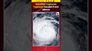 Typhoon Saudel Swirls Over Philippine Sea From Space