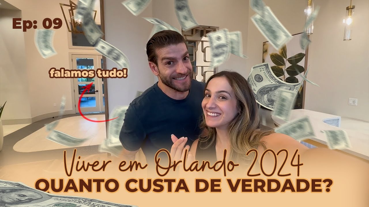 VALORES/CUSTOS de vida para MORAR EM ORLANDO 2024!